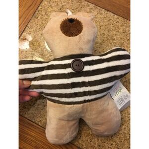 Woof & Poof White Plush Musical Bear Rare Designer Baby